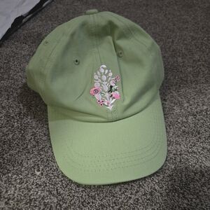 FP Movement by Free People Light Green Floral Hat